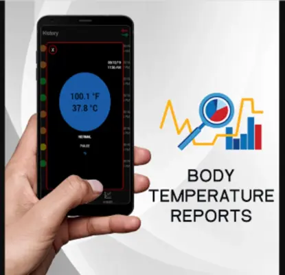 Body Temperature Health Diary android App screenshot 1